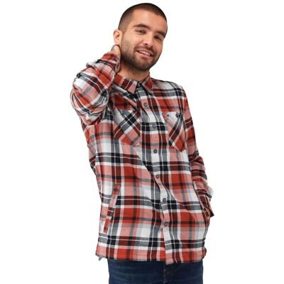 Regatta Men's Thamos Long Sleeved Checked Shirt in Orange Size: 2XL Orange 2XL Regatta Men's Thamos Long Sleeved Checked Shirt in Orange Size: 2XL Orange 2XL