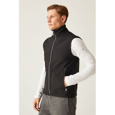 Regatta Men's Ascender Softshell Bodywarmer in Black Size: 2XL Black 2XL Regatta Men's Ascender Softshell Bodywarmer in Black Size: 2XL Black 2XL