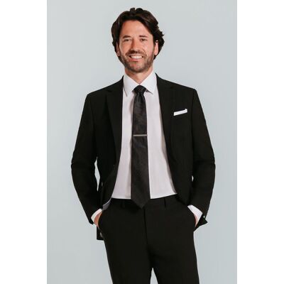 Dobell Men's Black 2 Piece Suit Size: 50S Black 50S Dobell Men's Black 2 Piece Suit Size: 50S Black 50S