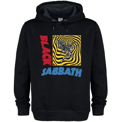 Amplified Men's Henry Square Black Sabbath Hoodie Size: XL Black XL Amplified Men's Henry Square Black Sabbath Hoodie Size: XL Black XL