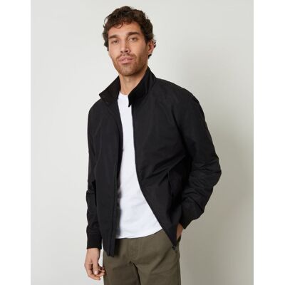 threadbare Men's Zip Up Harrington Jacket in Black Size: Medium Black M threadbare Men's Zip Up Harrington Jacket in Black Size: Medium Black M