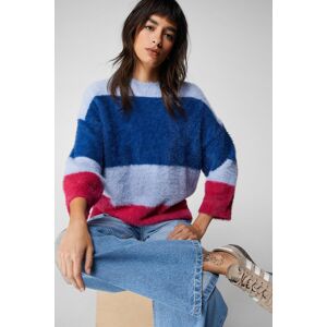 NastyGal Jumbo Stripe Oversized Sweater