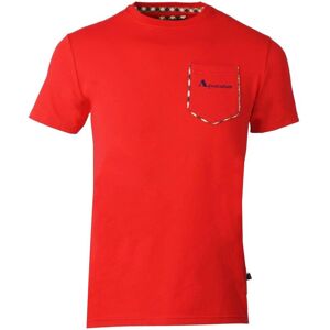 Aquascutum Check Pocket Trim Red T-Shirt