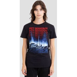 Paramount Home Entertainment Women's Pet Sematary Sematary T-Shirt, Black Size: XL Black XL Paramount Home Entertainment Women's Pet Sematary Sematary T-Shirt, Black Size: XL Black XL