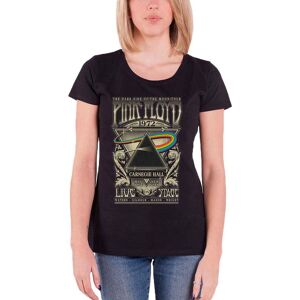 Pink Floyd Women's Carnegie Hall Poster Skinny Fit T-Shirt in Black Size: Small Black S Pink Floyd Women's Carnegie Hall Poster Skinny Fit T-Shirt in Black Size: Small Black S