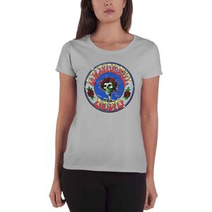 Grateful Dead Women's Bertha Circle Vintage Wash Skinny Fit T-Shirt in Grey Size: Small Grey S Grateful Dead Women's Bertha Circle Vintage Wash Skinny Fit T-Shirt in Grey Size: Small Grey S