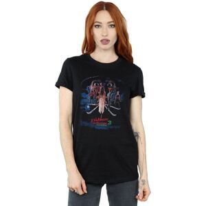 A Nightmare On Elm Street Women's Dream Warriors Cotton Boyfriend T-Shirt in Black Size: 3XL Black 3XL A Nightmare On Elm Street Women's Dream Warriors Cotton Boyfriend T-Shirt in Black Size: 3XL Black 3XL