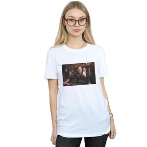 Supernatural Women's Gabriel´s Bar Cotton Boyfriend T-Shirt in White Size: 2XL White 2XL Supernatural Women's Gabriel´s Bar Cotton Boyfriend T-Shirt in White Size: 2XL White 2XL