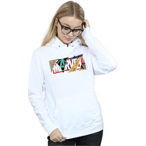 Marvel Women's Collage Logo Hoodie in White Size: XL White XL Marvel Women's Collage Logo Hoodie in White Size: XL White XL