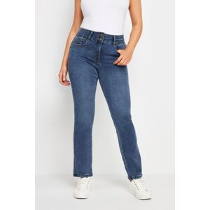 M&Co Women's Lift & Shape Straight Leg Jeans in Blue Size: 18R Blue 18R M&Co Women's Lift & Shape Straight Leg Jeans in Blue Size: 18R Blue 18R