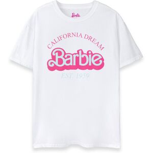 Barbie Women's Short Sleeved T-Shirt (Adult White) in White Size: Medium White M Barbie Women's Short Sleeved T-Shirt (Adult White) in White Size: Medium White M