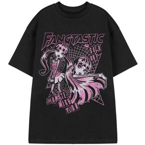 Monster High Women's Short Sleeved T-Shirt (Adult Black) in Black Size: 3XL Black 3XL Monster High Women's Short Sleeved T-Shirt (Adult Black) in Black Size: 3XL Black 3XL