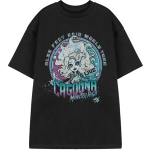 Monster High Women's Short Sleeved T-Shirt (Adult Black) in Black Size: 3XL Black 3XL Monster High Women's Short Sleeved T-Shirt (Adult Black) in Black Size: 3XL Black 3XL