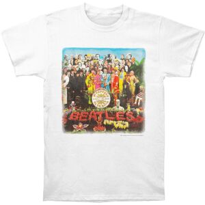 The Beatles Women's Sgt Pepper T-Shirt in White Size: Medium White M The Beatles Women's Sgt Pepper T-Shirt in White Size: Medium White M