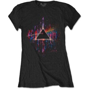 Pink Floyd Women's Dark Side Of The Moon Paint Splatter T-Shirt in Black Size: Large Black L Pink Floyd Women's Dark Side Of The Moon Paint Splatter T-Shirt in Black Size: Large Black L