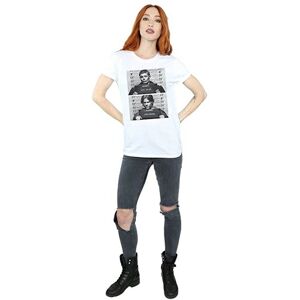 Supernatural Winchester Mugshot Cotton Boyfriend T-Shirt - White - Product Type Supernatural Winchester Mugshot Cotton Boyfriend T-Shirt - White - Product Type