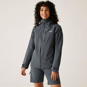 Regatta Women's 'Birchdale' Waterproof Shell Jacket in Grey Size: 14 Grey 14 Regatta Women's 'Birchdale' Waterproof Shell Jacket in Grey Size: 14 Grey 14