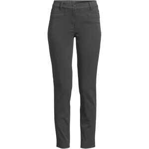 lands end Lands' End Women's Slim Leg Cropped Chinos, Mid Rise in Charcoal Size: 14-16 Charcoal 14-16 lands end Lands' End Women's Slim Leg Cropped Chinos, Mid Rise in Charcoal Size: 14-16 Charcoal 14-16