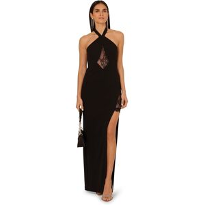 Adrianna by Adrianna Papell Women's Knit Crepe Long Dress in Black Size: 12 Black 12 Adrianna by Adrianna Papell Women's Knit Crepe Long Dress in Black Size: 12 Black 12