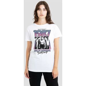 Stranger Things Women's Hawkins 1987 Group Tour Poster T-Shirt, White Size: 2XL White 2XL Stranger Things Women's Hawkins 1987 Group Tour Poster T-Shirt, White Size: 2XL White 2XL