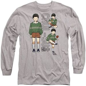 Squid Game - Season Three Vintage Chul-Su Long Sleeve T-Shirt, Heather Grey Size: Large Grey L Squid Game - Season Three Vintage Chul-Su Long Sleeve T-Shirt, Heather Grey Size: Large Grey L