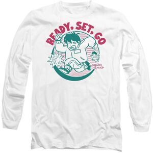 Squid Game - Season Three Ready Set Go Long Sleeve T-Shirt, White Size: XL White XL Squid Game - Season Three Ready Set Go Long Sleeve T-Shirt, White Size: XL White XL