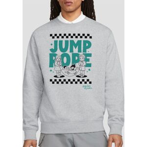 Squid Game - Season Three Jump Rope Sweatshirt, Heather Grey Size: Small Grey S Squid Game - Season Three Jump Rope Sweatshirt, Heather Grey Size: Small Grey S