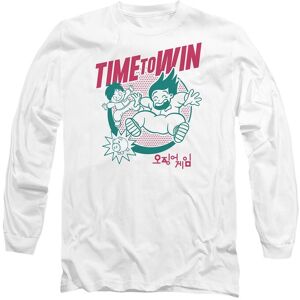 Squid Game - Season Three Time To Win Long Sleeve T-Shirt, White Size: 2XL White 2XL Squid Game - Season Three Time To Win Long Sleeve T-Shirt, White Size: 2XL White 2XL