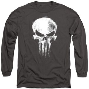 Marvel Daredevil Born Again Skull The Punisher Returns Long Sleeve T-Shirt, Light Graphite in Grey Size: Large Grey L Marvel Daredevil Born Again Skull The Punisher Returns Long Sleeve T-Shirt, Light Graphite in Grey Size: Large Grey L