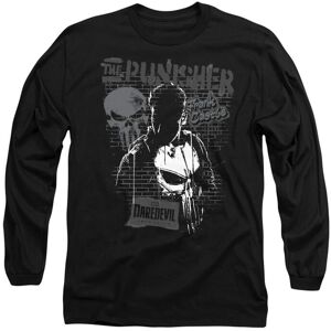 Marvel Daredevil Born Again The Punisher Graffiti Long Sleeve T-Shirt, Black Size: 2XL Black 2XL Marvel Daredevil Born Again The Punisher Graffiti Long Sleeve T-Shirt, Black Size: 2XL Black 2XL