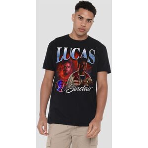 Stranger Things Lucas Homage T-Shirt, Black Size: 3XL Black 3XL Stranger Things Lucas Homage T-Shirt, Black Size: 3XL Black 3XL