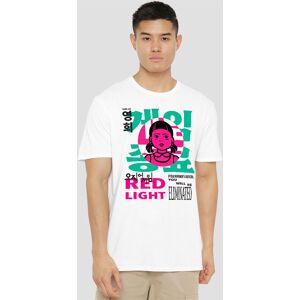 Squid Game - Season Three Young-Hee Red Light T-Shirt, White Size: 4XL White 4XL Squid Game - Season Three Young-Hee Red Light T-Shirt, White Size: 4XL White 4XL
