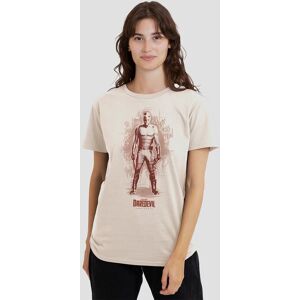 Marvel Women's Daredevil Born Again Hell'S Kitchen Graffiti T-Shirt, Natural in Beige Size: 2XL Beige 2XL Marvel Women's Daredevil Born Again Hell'S Kitchen Graffiti T-Shirt, Natural in Beige Size: 2XL Beige 2XL