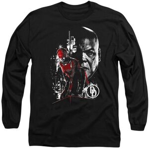 Marvel Daredevil Born Again Mayor Fisk Faces The Devil Long Sleeve T-Shirt, Black Size: Large Black L Marvel Daredevil Born Again Mayor Fisk Faces The Devil Long Sleeve T-Shirt, Black Size: Large Black L