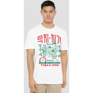 Squid Game Season Three Korean Game Of Slap Match T-Shirt, White Size: XL White XL Squid Game Season Three Korean Game Of Slap Match T-Shirt, White Size: XL White XL