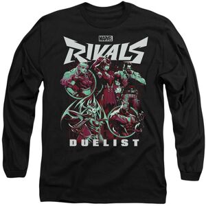 Marvel Rivals Duelist Trend Long Sleeve T-Shirt, Black Size: XL Black XL Marvel Rivals Duelist Trend Long Sleeve T-Shirt, Black Size: XL Black XL