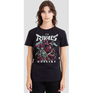 Marvel Women's Rivals Duelist Trend T-Shirt, Black Size: 2XL Black 2XL Marvel Women's Rivals Duelist Trend T-Shirt, Black Size: 2XL Black 2XL