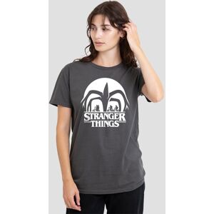 Stranger Things Women's Mindflayer Silhouette T-Shirt, Charcoal Size: Medium Charcoal M Stranger Things Women's Mindflayer Silhouette T-Shirt, Charcoal Size: Medium Charcoal M