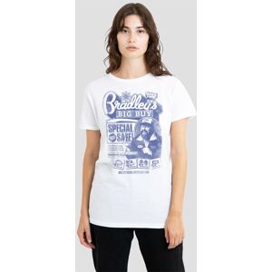 Stranger Things Women's Bradley'S Big Buy Advert T-Shirt, White Size: Medium White M Stranger Things Women's Bradley'S Big Buy Advert T-Shirt, White Size: Medium White M