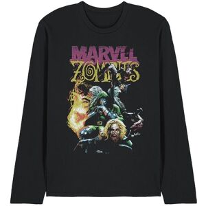 Marvel Zombies Doom & The Fantastic Four Cover Long Sleeve T-Shirt, Black Size: XL Black XL Marvel Zombies Doom & The Fantastic Four Cover Long Sleeve T-Shirt, Black Size: XL Black XL