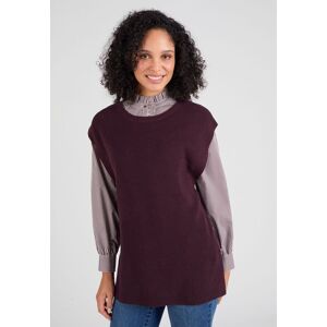Damart Women's Stylish Skin Soft Sleeveless Jumper for Effortless Layering in Chocolate Size: 10-12 Chocolate 10-12 Damart Women's Stylish Skin Soft Sleeveless Jumper for Effortless Layering in Chocolate Size: 10-12 Chocolate 10-12