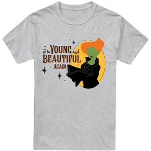 Disney Hocus Pocus Winifred Young & Beautiful Again T-Shirt Grey Size: Small Grey S Disney Hocus Pocus Winifred Young & Beautiful Again T-Shirt Grey Size: Small Grey S