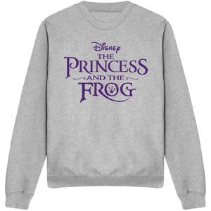 Disney The Princess & The Frog Logo Sweatshirt Light Grey Size: Small Light Grey S Disney The Princess & The Frog Logo Sweatshirt Light Grey Size: Small Light Grey S