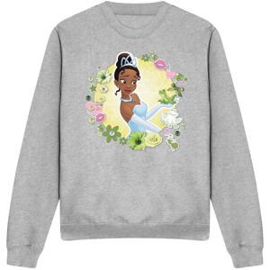 Disney The Princess & The Frog Tiana & Prince Naveen Sweatshirt Light Grey Size: Large Light Grey L Disney The Princess & The Frog Tiana & Prince Naveen Sweatshirt Light Grey Size: Large Light Grey L