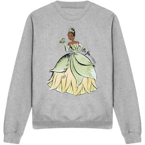 Disney The Princess & The Frog Be You. It's Beautiful With Tiana Sweatshirt Light Grey Size: XL Light Grey XL Disney The Princess & The Frog Be You. It's Beautiful With Tiana Sweatshirt Light Grey Size: XL Light Grey XL