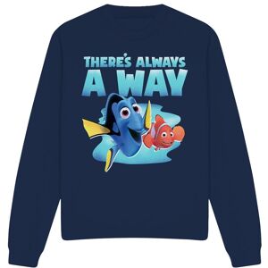 Disney Finding Nemo Dory There's Always a Way Sweatshirt Navy Size: Large Navy L Disney Finding Nemo Dory There's Always a Way Sweatshirt Navy Size: Large Navy L