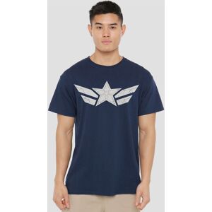 Marvel Captain America Brave New World Star T-Shirt, Navy Size: 3XL Navy 3XL Marvel Captain America Brave New World Star T-Shirt, Navy Size: 3XL Navy 3XL