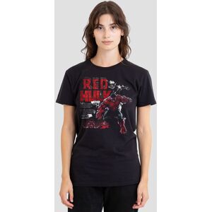 Marvel Women's Captain America Brave New World Red Hulk Rage T-Shirt, Black Size: Small Black S Marvel Women's Captain America Brave New World Red Hulk Rage T-Shirt, Black Size: Small Black S