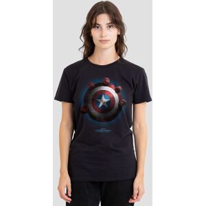 Marvel Women's Captain America Brave New World Red Hulk Shield Poster T-Shirt, Black Size: Large Black L Marvel Women's Captain America Brave New World Red Hulk Shield Poster T-Shirt, Black Size: Large Black L