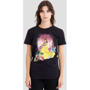 Disney Women's Beauty & the Beast Belle Flowers Window T-Shirt, Black Size: 2XL Black 2XL Disney Women's Beauty & the Beast Belle Flowers Window T-Shirt, Black Size: 2XL Black 2XL